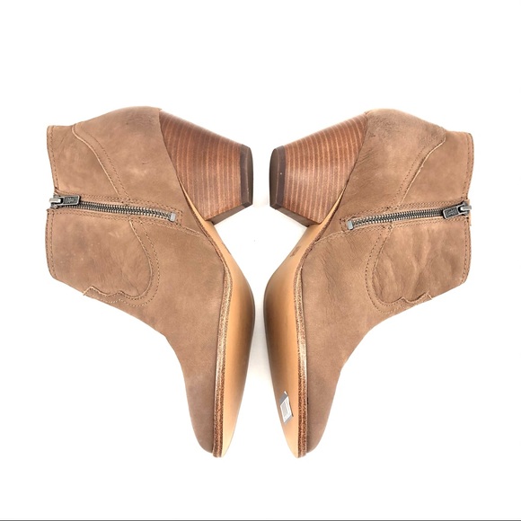 Frye Dusty Rose Reina Western Ankle Booties - Picture 5 of 7
